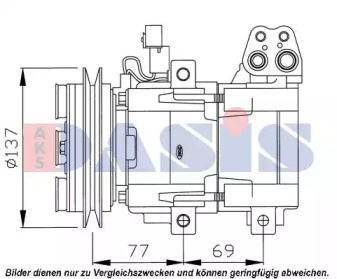 Компрессор AKS DASIS 851641N