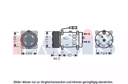 Компрессор AKS DASIS 851964N