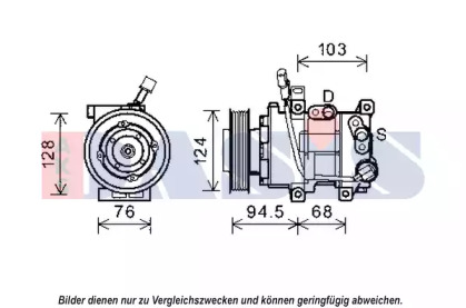 Компрессор, кондиционер AKS DASIS 852569N