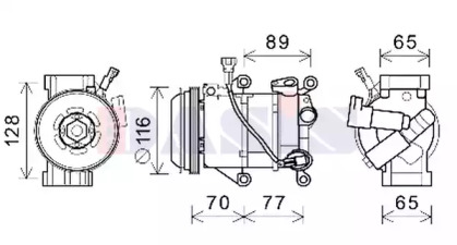 Компрессор AKS DASIS 852875N