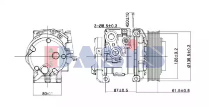 Компрессор, кондиционер AKS DASIS 852879N