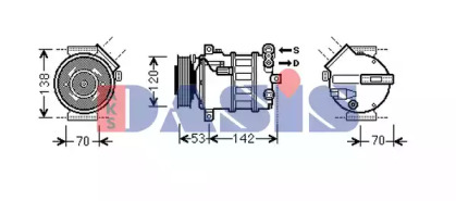 Компрессор AKS DASIS 852891N