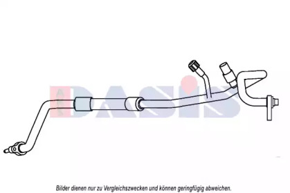 Трубопровод высокого / низкого давления, кондиционер AKS DASIS 885840N