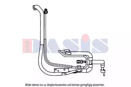 Трубопровод высокого давления, кондиционер AKS DASIS 885850N