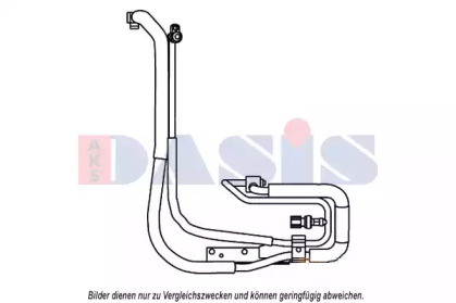 Трубопровод высокого давления, кондиционер AKS DASIS 885851N