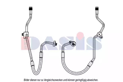 Трубопровод высокого давления, кондиционер AKS DASIS 885862N