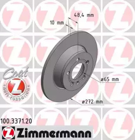 Тормозной диск ZIMMERMANN 100.3371.20