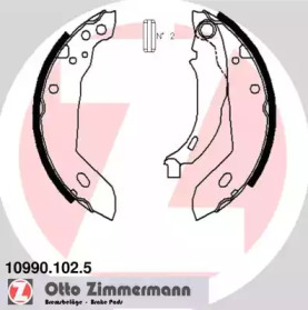 Комлект тормозных накладок ZIMMERMANN 10990.102.5