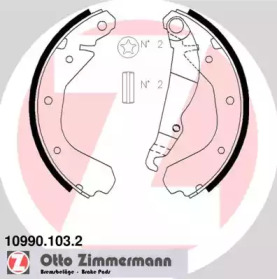 Комлект тормозных накладок ZIMMERMANN 10990.103.2