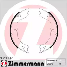 Комлект тормозных накладок ZIMMERMANN 10990.156.1