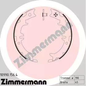 Комлект тормозных накладок ZIMMERMANN 10990.156.4