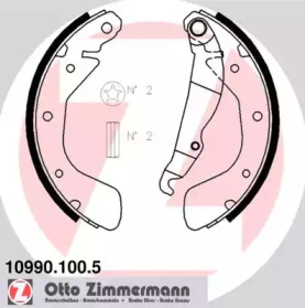 Комлект тормозных накладок ZIMMERMANN 10990.100.5