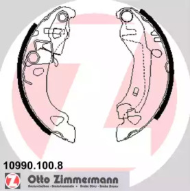 Комлект тормозных накладок ZIMMERMANN 10990.100.8