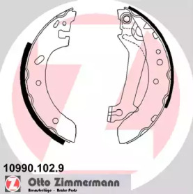 Комлект тормозных накладок ZIMMERMANN 10990.102.9