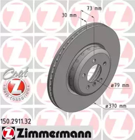 Тормозной диск ZIMMERMANN 150.2911.32