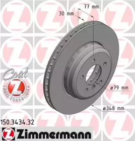 Тормозной диск ZIMMERMANN 150.3434.32