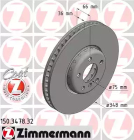 Тормозной диск ZIMMERMANN 150.3478.32