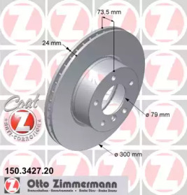 Тормозной диск ZIMMERMANN 150.3427.20