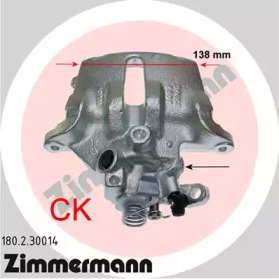 Тормозной суппорт ZIMMERMANN 180.2.30014