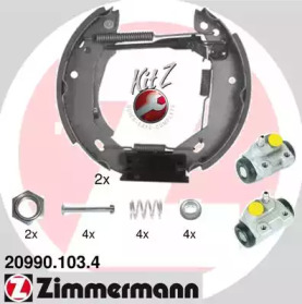 Комлект тормозных накладок ZIMMERMANN 20990.103.4