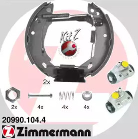 Комлект тормозных накладок ZIMMERMANN 20990.104.4