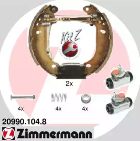 Комлект тормозных накладок ZIMMERMANN 20990.104.8