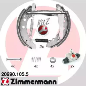 Комлект тормозных накладок ZIMMERMANN 20990.105.5