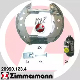 Комлект тормозных накладок ZIMMERMANN 20990.123.4