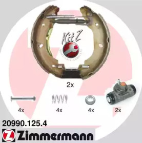 Комлект тормозных накладок ZIMMERMANN 20990.125.4