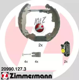 Комлект тормозных накладок ZIMMERMANN 20990.127.3