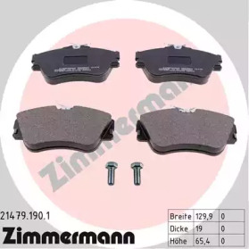 Комплект тормозных колодок ZIMMERMANN 21479.190.1