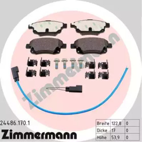 Комплект тормозных колодок ZIMMERMANN 24486.170.1