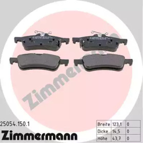 Комплект тормозных колодок ZIMMERMANN 25054.150.1