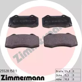 Комплект тормозных колодок ZIMMERMANN 25528.150.1