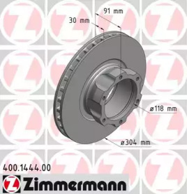 Тормозной диск ZIMMERMANN 400.1444.00