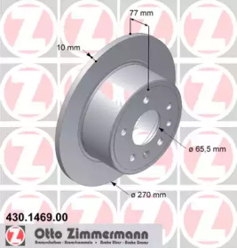 Тормозной диск ZIMMERMANN 430.1469.00