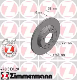 Тормозной диск ZIMMERMANN 440.3131.20