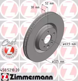 Тормозной диск ZIMMERMANN 450.5210.20