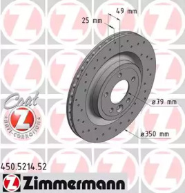 Тормозной диск ZIMMERMANN 450.5214.52