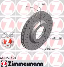 Тормозной диск ZIMMERMANN 460.1507.20