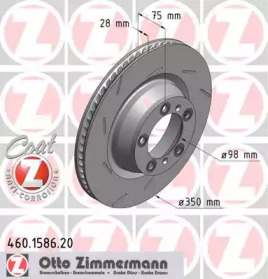 Тормозной диск ZIMMERMANN 460.1587.20