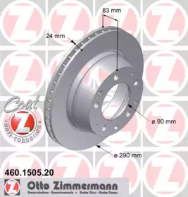 Тормозной диск ZIMMERMANN 460.1505.20