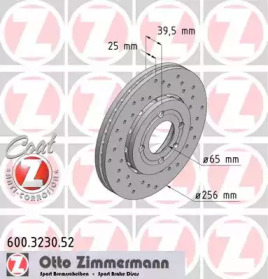 Тормозной диск ZIMMERMANN 600.3230.52