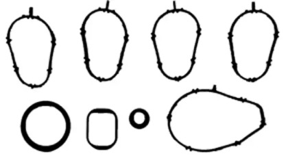 Комплект прокладок, впускной коллектор GLASER M32917-00