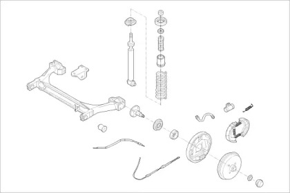 Подвеска колеса DELPHI VW-01601-R