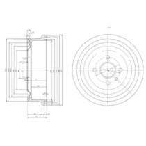Тормозный барабан DELPHI BF103