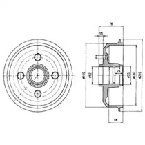 Тормозный барабан DELPHI BF229