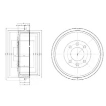 Тормозный барабан DELPHI BF265