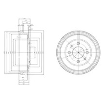 Тормозный барабан DELPHI BF280