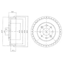 Тормозный барабан DELPHI BF396